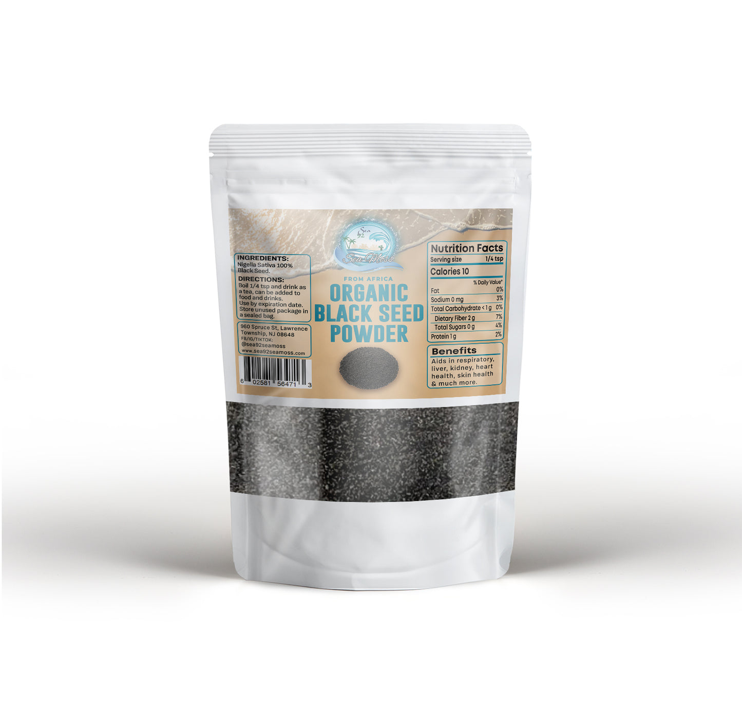 Organic Back Seed Powder