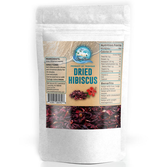 Dried Hibiscus Sea Moss 8oz