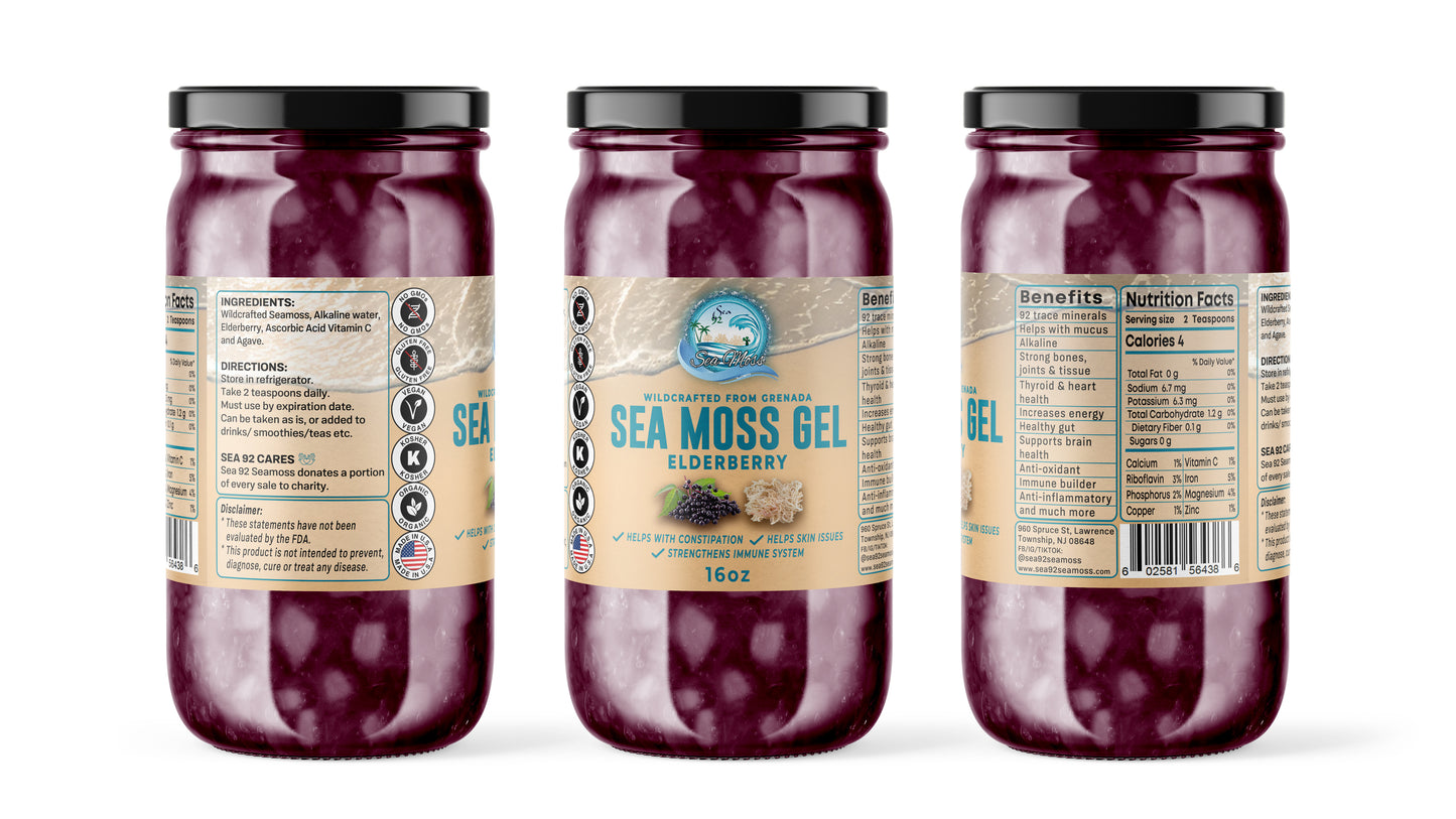 Elderberry Sea Moss Gel