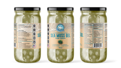Green Sea Moss Gel With Chlorophyll
