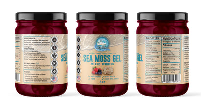 Sea Moss Gel With Mixed Berries