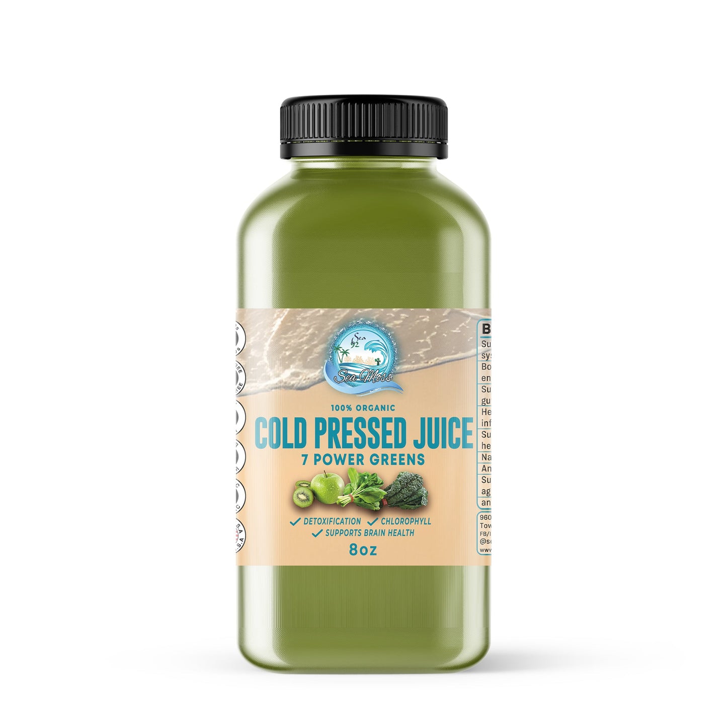 Power Greens Cold Pressed Juice 8oz
