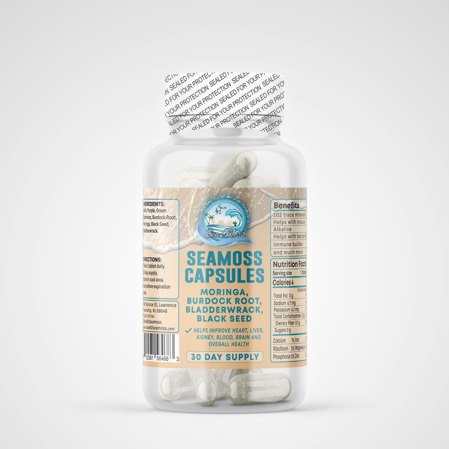 Sea Moss Capsules (30 DAYS SUPPLY)